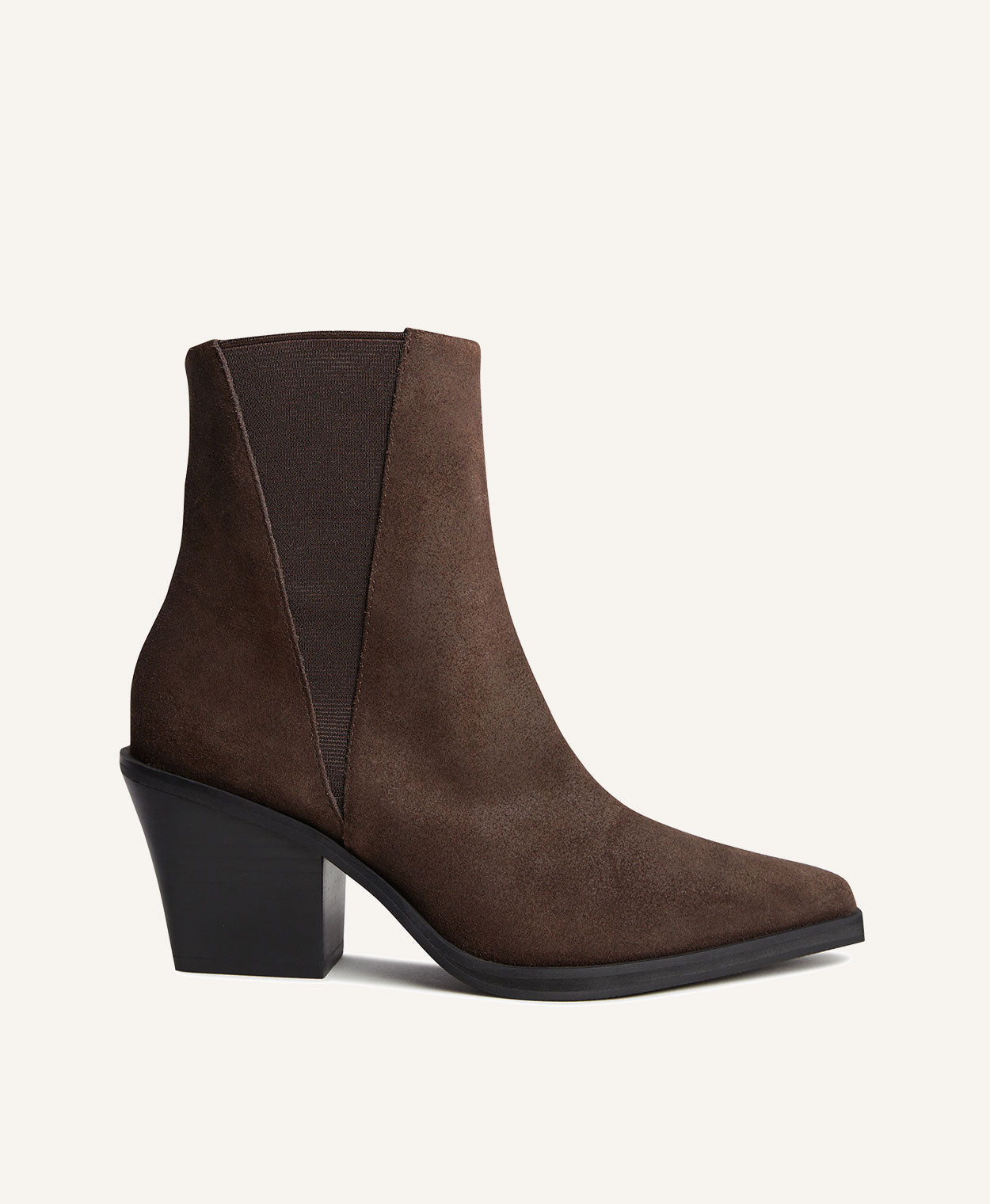 Adriana | Dark Brown Oiled Suede-B