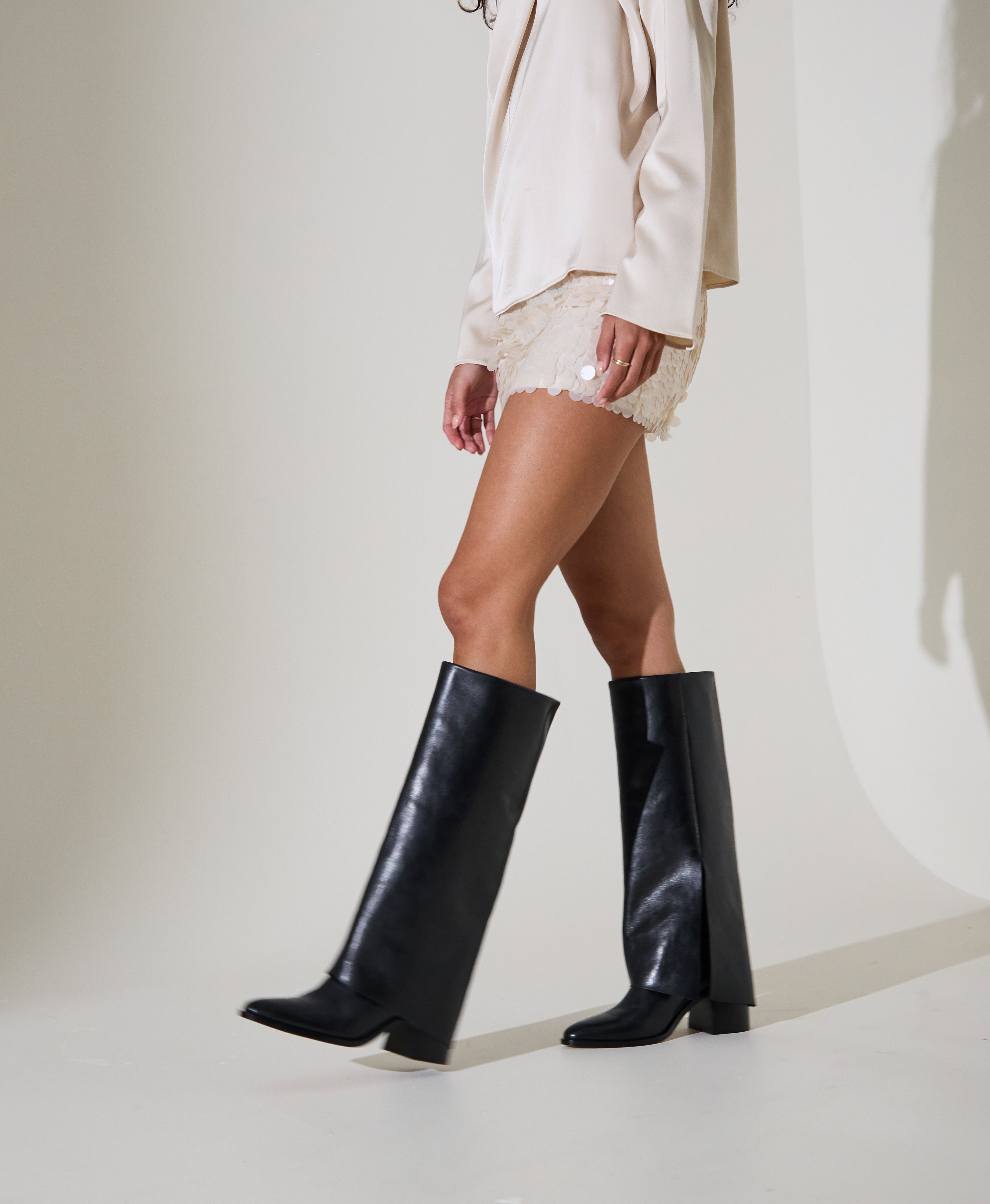 Amsterdam Knee Hight Boot - Boots Long | Womens Shoes - Mi Piaci