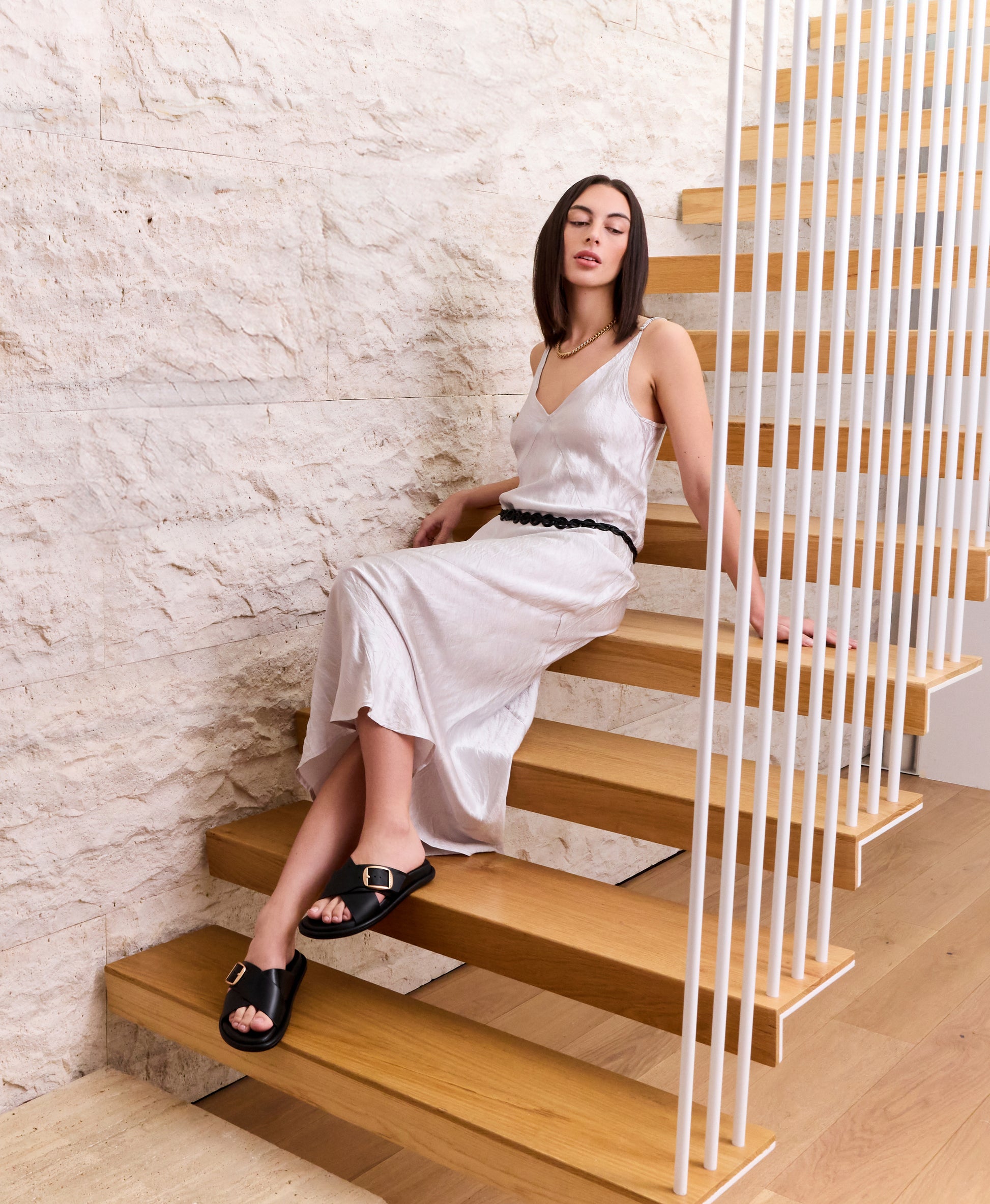 Chloe Slide - Sandals Casual | Womens Shoes - Mi Piaci