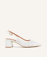 Duchess Mesh Slingback Heel - Courts | Womens Shoes - Mi Piaci