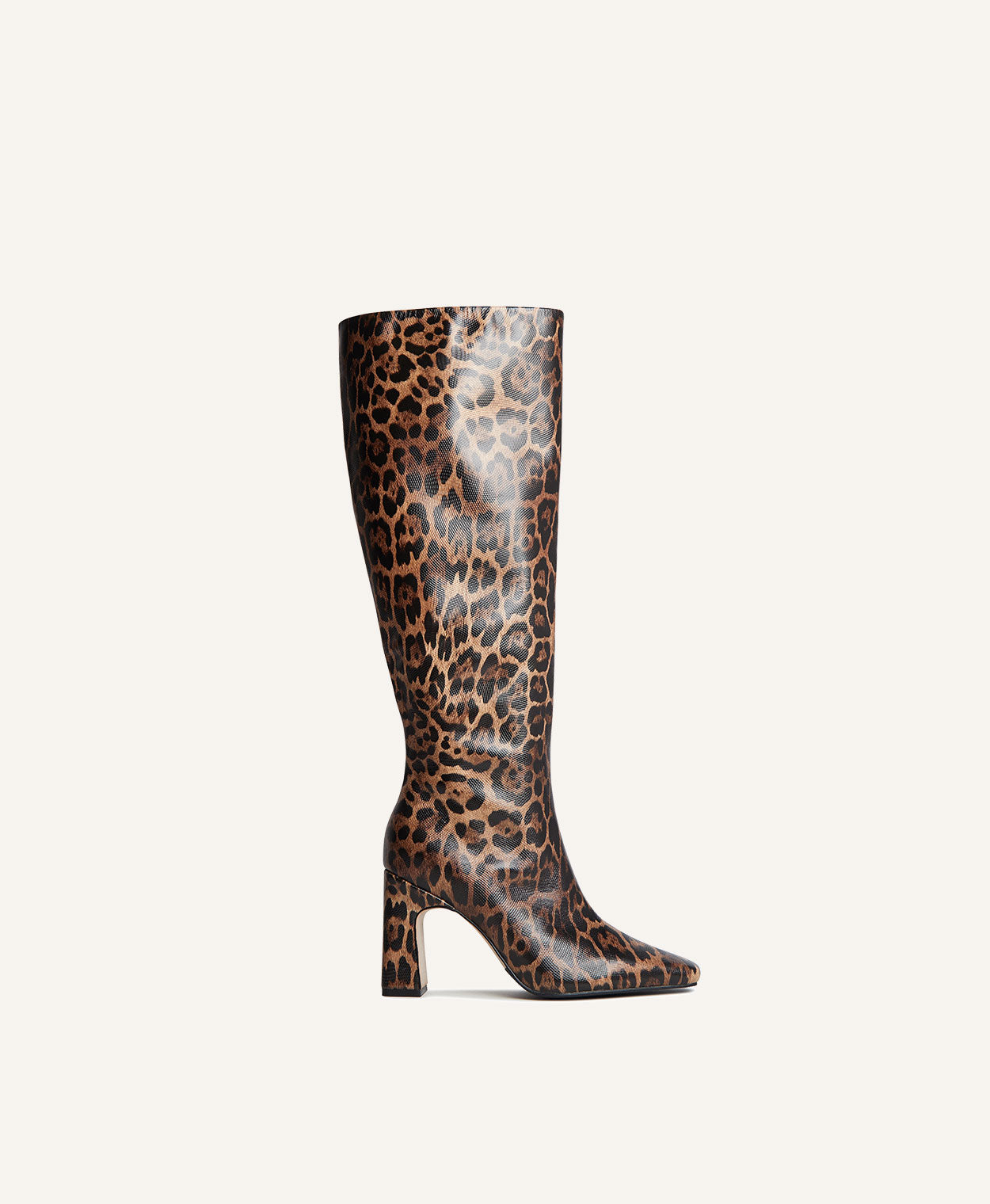 Marigold | Leopard Lizard Embossed Leather-B