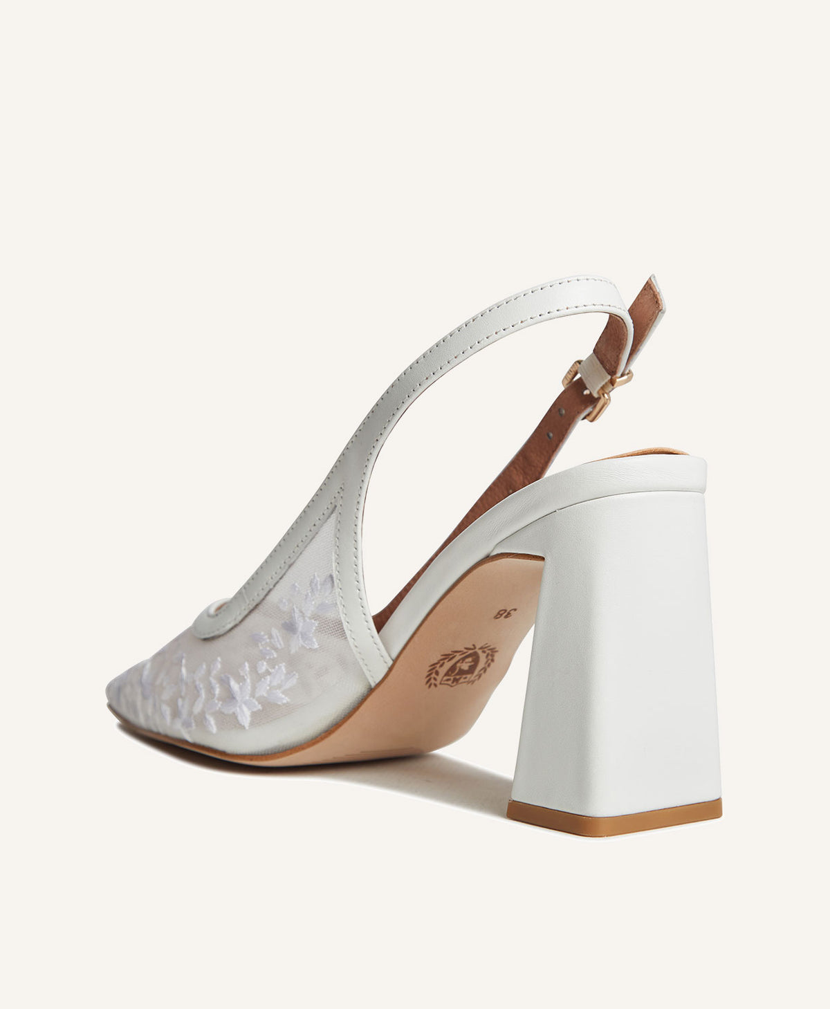 Marley Mesh Slingback Heel - - Mi Piaci