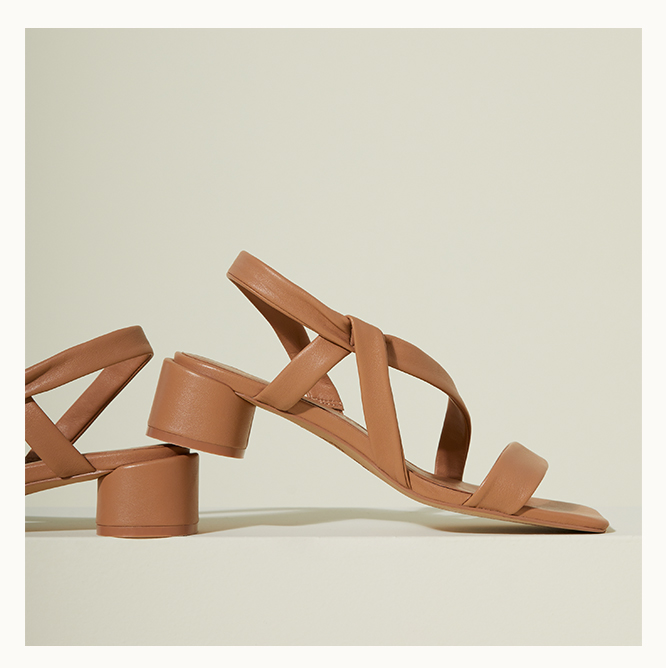 Shop Ali Sandal in Camel